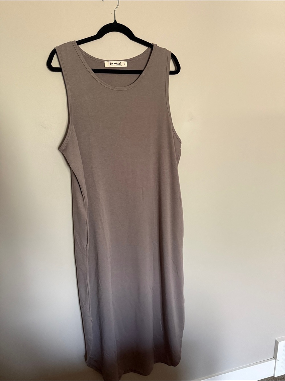 Three Bird Nest Scoop Neck Tank Dress in Mauve